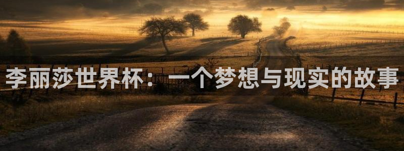 2026世界杯赛程时间表最新：李丽莎世界杯：一个梦想与现实的故事