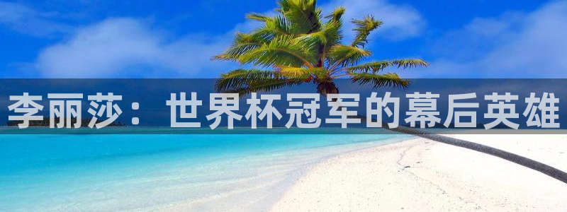 足球世界杯预选赛：李丽莎：世界杯冠军的幕后英雄